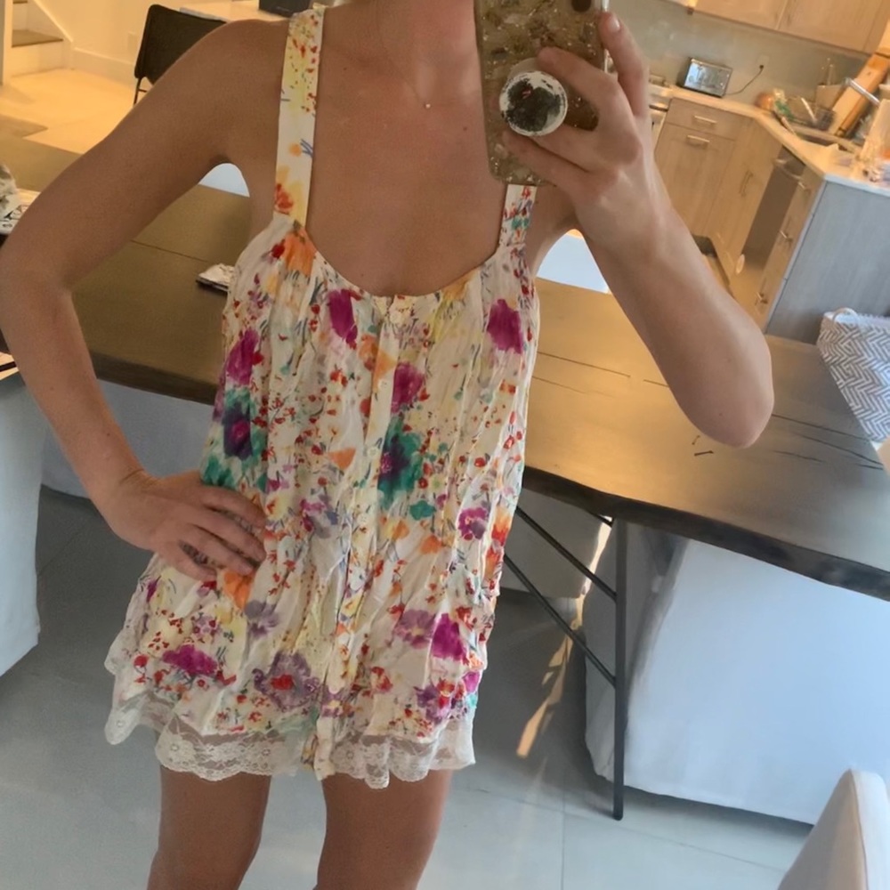 LF Millau multi color coverup tunic